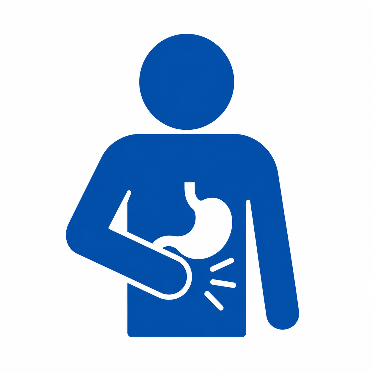 Stomach and digestive symptoms icon